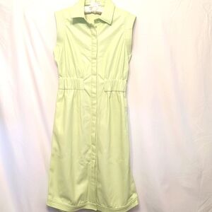 Vegan Leather Dress.House of Harlow 1960.Buttery Soft Small Minty Green. NWT